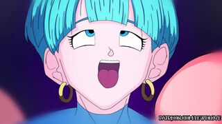 Cheating Wife Bulma's Gets A Birthday Gangbang