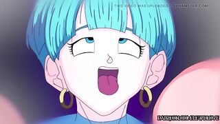 Cheating Wife Bulma's Gets A Birthday Gangbang