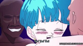 Cheating Wife Bulma's Gets A Birthday Gangbang