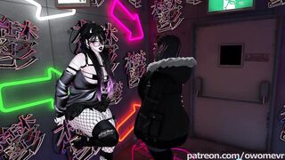 Hot Goth Girl Being a Bully Until She Gets Fucked Silly by a Futa