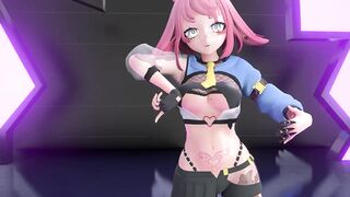 [STRIP TEASE MMD] YOASOBI - Idol