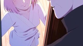 Naruto x Sakura First Time Sex Konoha Night Hentai