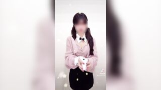 Leaked Japanese cosplayer on TikTok！ asian pov hentai blowjob handjob tiktok porn