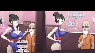 El Maestro Roshi se folla a Milk a Cambio de Dinero Mientras Goku No Está - Esposa Infiel - DBZ Hent