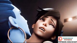 OVERWATCH FUTANARI WIDOWMAKER HARD FUCK TRACER | FUTA HENTAI ANIMATION BIG DICK CREAMPIE 4K 60FPS