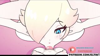 Rosalina Uses Her Magic Wand To Entertain Girls With Blowjob And Anal - Best Futa Hentai Story 4k