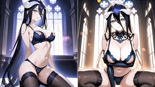 Albedo: The insatiable succubus of Nazarick ignites her dirty fantasies