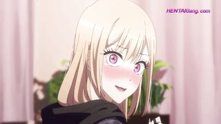 Horny Blonde Stepsister Breaks The Rubber - HENTAI UNCENSORED (Parody)