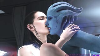 Futanari Creampe (Mass Effect X Star Wars 3D Animation)