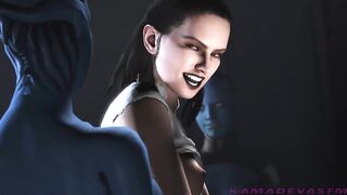 Futanari Creampe (Mass Effect X Star Wars 3D Animation)