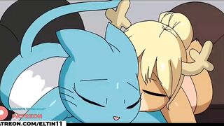 Gumball`s Hard Fucking In Gym And Getting Creampie |  Furry Hentai Animation World of Gumball 4k