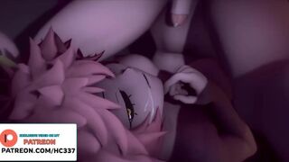 FUTA MINA ASHIDO DO AMAZING BLOWJOB - MY HERO ACADERMIA FUTA HENTAI ANIMATION