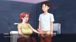 STUDENT FUCK IN WASHROOM SUMMERTIME SAGA