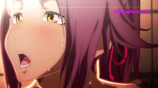 Yoruichi X Ichigo - Sensual Teen Couple Rough Sex - 3D Animation Creampie