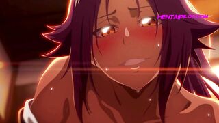 Yoruichi X Ichigo - Sensual Teen Couple Rough Sex - 3D Animation Creampie