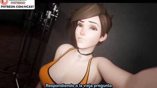 FUTANARI WIDOWMAKER TEST TRACER PUSSY AND SOME NEW TOY | OVERWATCH FUTA HENTAI ANIMATION 60FPS