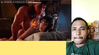 Hentai reaction Pantsushi & Amazonium Futanari Realistic Adult Games -React