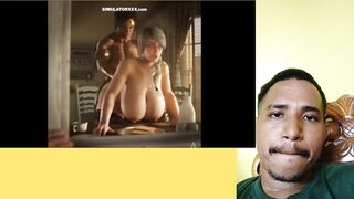 Hentai reaction Pantsushi & Amazonium Futanari Realistic Adult Games -React