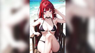 Sexy Girl Anime Red Hair