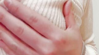 Married woman's nipple masturbation