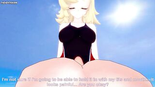 Piper from Zenless Zone Zero Gives You A Footjob At The Beach Hentai POV