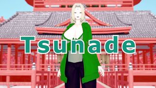 Slutty Tsunade in a naughty dress fucked with a BBC (Koikatsu Party Hentai)