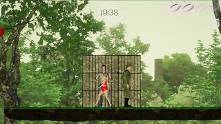 Free the mobilized men in Natalie&Soldiers adult adventure game