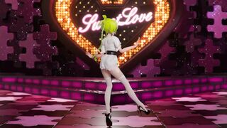 Hatsune Miku Shake It Song Undressing Dance Hentai Mmd 3D Blonde Hair Color Edit Smixix