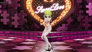 Hatsune Miku Shake It Song Undressing Dance Hentai Mmd 3D Blonde Hair Color Edit Smixix