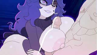 Halloween Animation ( Uncensored ) Busty MILF Play With Big Cock ( ANIME )