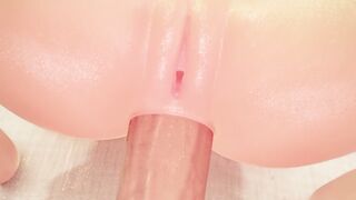 Hentai Stepsister gets creampied in her anal 3D animation