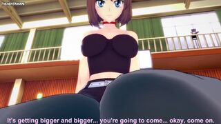 Anzu rom Yu-Gi-Oh! Works Out With a Footjob! Hentai POV