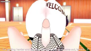 Tomoko from Watamote Works Out With a Footjob! Hentai POV