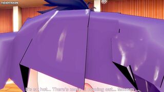 Hex Maniac from Pokemon Works Out With a Footjob! Hentai POV