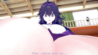 Hex Maniac from Pokemon Works Out With a Footjob! Hentai POV