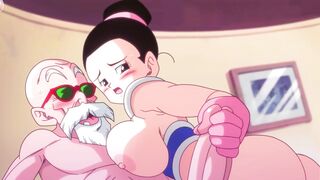 Dragonball ChiChi Handjob Cheating Cuckold Sex - 2D Hentai