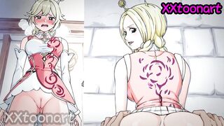 來自OnePiece 空島的鄰居Conis -Thanks to Luffy so initiative to make love Creampie