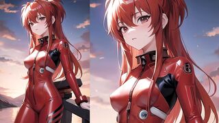 Asuka Langley Soryu get fucked on a mountain