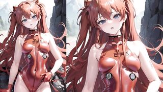 Asuka Langley Soryu get fucked on a mountain