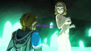 Zelda’s Sexual Date at the Royal Pool: A Lustful Visitor Brings an Unexpected Twist! HENTAI Parody