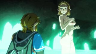 Zelda’s Sexual Date at the Royal Pool: A Lustful Visitor Brings an Unexpected Twist! HENTAI Parody