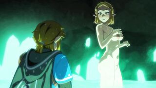 Zelda’s Sexual Date at the Royal Pool: A Lustful Visitor Brings an Unexpected Twist! HENTAI Parody