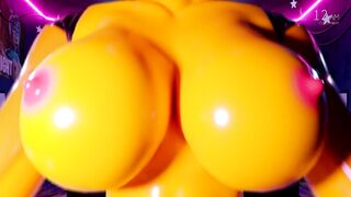 FNAF Chica Shaking her Big Boobs | Furry Animated Porn POV | Chica from Five Nights at Freddy's