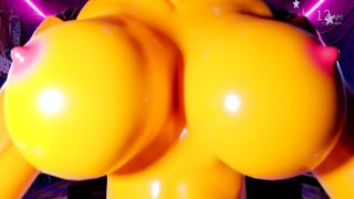 FNAF Chica Shaking her Big Boobs | Furry Animated Porn POV | Chica from Five Nights at Freddy's