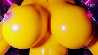 FNAF Chica Shaking her Big Boobs | Furry Animated Porn POV | Chica from Five Nights at Freddy's