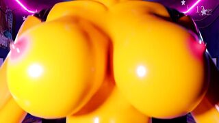 FNAF Chica Shaking her Big Boobs | Furry Animated Porn POV | Chica from Five Nights at Freddy's