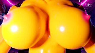 FNAF Chica Shaking her Big Boobs | Furry Animated Porn POV | Chica from Five Nights at Freddy's