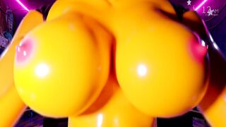 FNAF Chica Shaking her Big Boobs | Furry Animated Porn POV | Chica from Five Nights at Freddy's