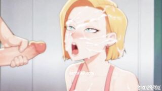 Android 18 Fulfilling His Mouth and Wish