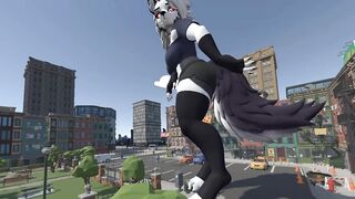 Giantess Loona Rips Ass Over the City! (Helluva Boss, Giantess, Fart)